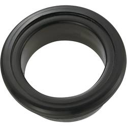 TRU COMPONENTS TC-GEQR-2015203 kabelová objímka otevřená Průměr svorky (max.) 15.5 mm Tloušťka montážní desky (max.) 2 mm PVC černá 100 ks