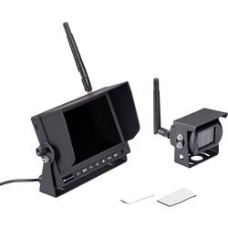 Midland Truck Guardian PRO bezdrátový couvací videosystém 4 kamerové vstupy, pomocné zobrazení vzdálenosti, dodatečný IR, integrovaný mikrofon pevná montáž, k
