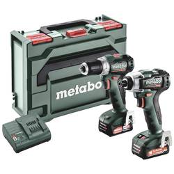Metabo Combo Set 2.7.3 12 V BL aku vrtací šroubovák, aku rázový utahovák, 12 V, 2 Ah Li-Ion 685228000