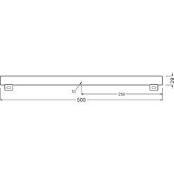 OSRAM HOMELIGHTING 4099854232879 LED Energetická třída (EEK2021) F (A - G) S14S tyčový tvar 4.7 W = 40 W teplá bílá (Ø x v) 29 mm x 29 mm 1 ks