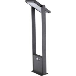 EVN PLS541502 PLS541502 venkovní solární stojanové světlo s PIR senzorem LED pevně vestavěné LED 1.6 W antracitová