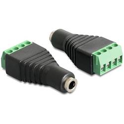 Delock 65457 jack adaptér [1x jack zásuvka 3,5 mm - 1x zásuvka] černá, zelená