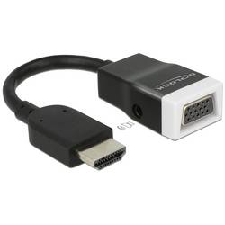 Delock 65587 HDMI / VGA adaptér [1x HDMI zástrčka - 1x D-SUB zásuvka 15pólová] černá, bílá