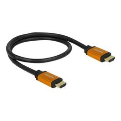 Delock HDMI kabel Zástrčka HDMI-A 2 m černá, zlatá 85729 třížilový stíněný, pozlacené kontakty, 8K UHD HDMI kabel