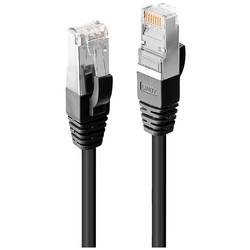 LINDY 45600 RJ45 síťové kabely, propojovací kabely CAT 6 SF/UTP 0.30 m černá 1 ks