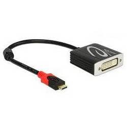 Delock 62734 DisplayPort / HDMI adaptér [1x zástrčka DisplayPort - 1x HDMI zásuvka] černá 0.20 m