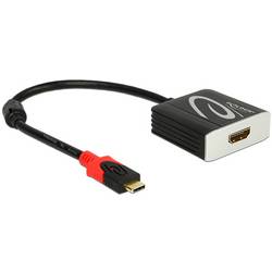 Delock 62730 USB-C® / HDMI adaptér [1x USB-C® zástrčka - 1x HDMI zásuvka] černá