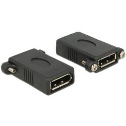 Delock 85123 DisplayPort adaptér [1x zásuvka DisplayPort - 1x zásuvka DisplayPort] černá