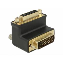 Delock 65866 DVI adaptér [1x DVI zástrčka 24+1pólová - 1x DVI zásuvka 24+5pólová] černá
