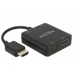 Delock 63276 HDMI adaptér [1x HDMI zástrčka - 1x HDMI zásuvka] černá