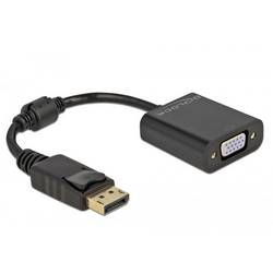 Delock 61006 DisplayPort / VGA adaptér [1x zástrčka DisplayPort - 1x D-SUB zásuvka 15pólová] černá 0.15 m