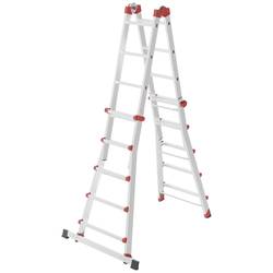 Hailo M80 7520-007 hliník víceúčelový žebřík max.prac. výška: 5.70 m stříbrná 15.2 kg
