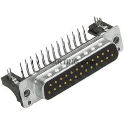 Harting 09661626815 D-SUB kolíková lišta 90 ° Pólů: 9 pájené 1 ks