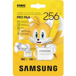 Samsung Sonic Edition - Tails paměťová karta microSDXC Retail 256 GB A2 Application Performance Class, v30 Video Speed Class, UHS-I U3 Zvláštní edice „Sonic