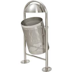 Moravia MORION 512.27.575 odpadkový koš 35 l nerezová ocel (š x v x h) 580 x 1150 x 380 mm stříbrná 1 ks