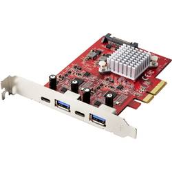 Renkforce RF-4679642 2 + 2 port karta USB 3.1 USB 3.2 (Gen 2) , USB-C® PCIe