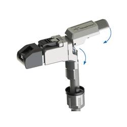 Telegärtner 100023065 Konektor RJ45, zahnutý konektor pole 100023065 zástrčka, rovná 1 ks