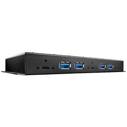 LINDY Lindy 43275. Interfaccia host: USB 3.2 Gen 2 (3.1 Gen 2) Type-A, Interfacce hub: 7 portů USB 3.1 hub (Gen 2) černá