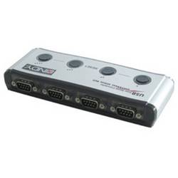 LINDY USB, sériový konvertor [1x USB 1.1 zástrčka A - 4x sériový (9 pinů)] USB TO SERIAL CONVERTER