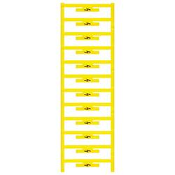 Group marker, Terminal markers, MultiCard, 33,3 x 5 mm, Polyamide, Colour: Yellow WAD 5 MC B GE/SW 1120450000 žlutá Weidmüller 48 ks