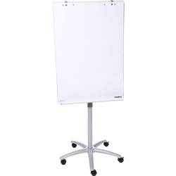 Dahle flipchart 96012 Glas-Flipchart (š x v) 70 cm x 100 cm stříbrná výškově nastavitelný, popisovatelný, omyvatelný, magnetický, vč. držáku bloku, vč.