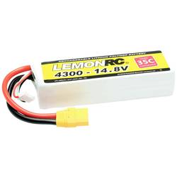 LemonRC 15733 akupack Li-Pol (modelářství), 14.8 V, 4300 mAh, články 4, 35 C, Softcase, XT90