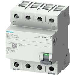 Siemens 5SV36464 5SV3646-4 ochranný proudový spínač B 4pólový 63 A 0.3 A 400 V