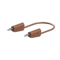 Stäubli LK-4N-F10 měřicí kabel 50 cm hnědá 1 ks