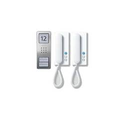 Siedle SET CA 812-2 E/W kabelový domovní telefon informační pole, stříbrná, bílá, 210008739-00