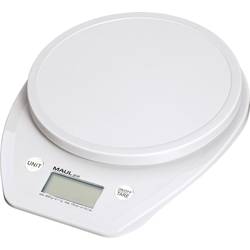 Maul 1646002 váha na dopisy 5000 g, rozlišení 1 g na baterii, bílá