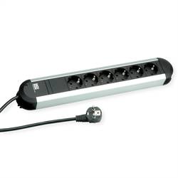 Bachmann 331.010 Zásuvková lišta 6násobná vícebarevná DE schuko zástrčka/zásuvky 1 ks
