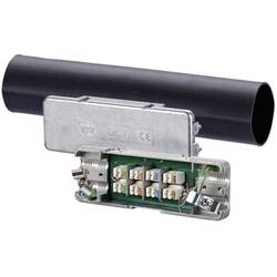 Metz Connect 130863-01-E, Sonstige Installationstechnik, rozvodný box, - , kontakty 8, stříbrná, 1 ks