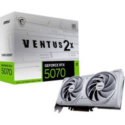 MSI grafická karta Nvidia GeForce RTX 5070 GeForce RTX5070 VENTUS 2X OC White 12 GB GDDR7 RAM PCIe x16 HDMI® 2.1, DisplayPort 2.1