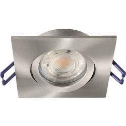 Deko Light Samsola, eckig, gebürstet, Silber 110046 stropní lampa GU10 stříbrná (kartáčovaná)