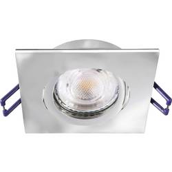 Deko Light Samsola, eckig, glänzend, Silber 110047 stropní lampa stříbrná (lesklá)