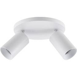 Deko Light 348253 Can Tilt rund, 2x 7,5 W GU10, Weiß Stropní svítidlo GU10 7.5 W bílá