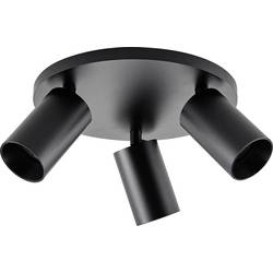 Deko Light 348256 Can Tilt rund, 3x 7,5 W GU10, Schwarz Stropní svítidlo GU10 7.5 W černá