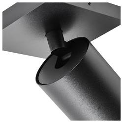 Deko Light 348246 Can Tilt eckig, 1x 7,5 W GU10, Schwarz Stropní svítidlo GU10 7.5 W černá