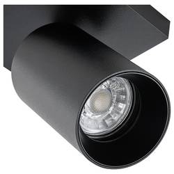 Deko Light 348246 Can Tilt eckig, 1x 7,5 W GU10, Schwarz Stropní svítidlo GU10 7.5 W černá