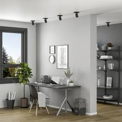 Deko Light 348246 Can Tilt eckig, 1x 7,5 W GU10, Schwarz Stropní svítidlo GU10 7.5 W černá