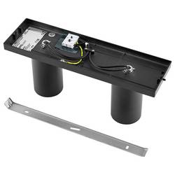 Deko Light 348248 Can Tilt eckig, 2x 7,5 W GU10, Schwarz Stropní svítidlo GU10 7.5 W černá