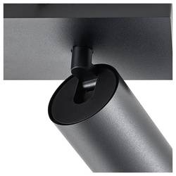 Deko Light 348248 Can Tilt eckig, 2x 7,5 W GU10, Schwarz Stropní svítidlo GU10 7.5 W černá