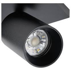 Deko Light 348248 Can Tilt eckig, 2x 7,5 W GU10, Schwarz Stropní svítidlo GU10 7.5 W černá