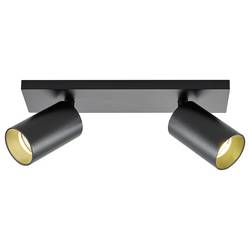 Deko Light 348248 Can Tilt eckig, 2x 7,5 W GU10, Schwarz Stropní svítidlo GU10 7.5 W černá