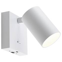 Deko Light Can Tilt eckig USB, 1x 7,5 W GU10, Weiß 341339 Nástěnné svítidlo GU10 7.5 W bílá