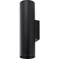 Deko Light Can IP20 up & down, 2x 7,5 W GU10, Schwarz 341344 Nástěnné svítidlo GU10 7.5 W černá