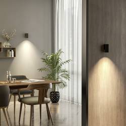 Deko Light Can IP20, 1x 7,5 W GU10, Schwarz 341342 Nástěnné svítidlo GU10 7.5 W černá