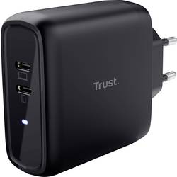 Trust MAXO 65W 2P USB-C CHARGER BLK nabíjecí adaptér 65 W 2x USB-C® vnitřní