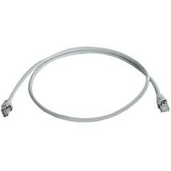 Telegärtner 100008826 RJ45 síťové kabely, propojovací kabely CAT 6A S/FTP 7.50 m šedá samozhášecí, s ochranou, párové stínění, dvoužilový stíněný, bez