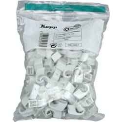 Kopp 348304091 hřebíkové příchytky 348304091 Průměr kabelového svazku (rozsah) 10 do 14 mm šedá 100 ks